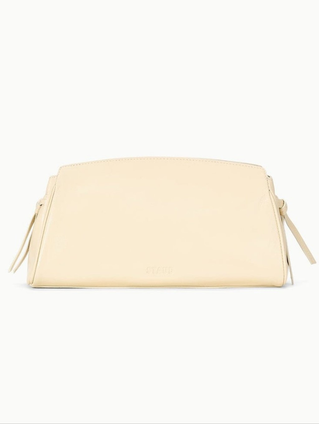 New Staud Cream Maude Convertible Clutch